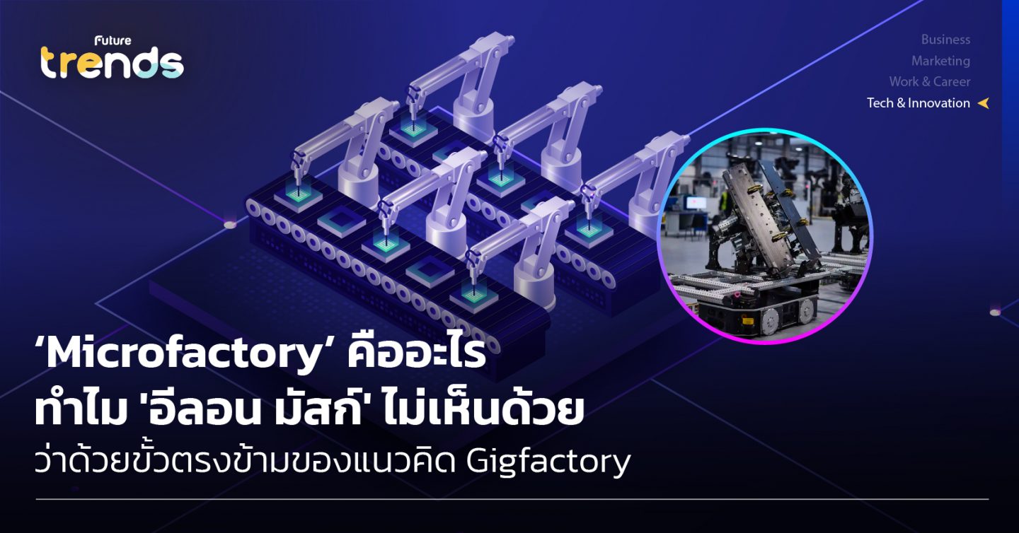 ‘Microfactory’ คืออะไร ทำไม ‘อีลอน มัสก์’ ไม่เห็นด้วย ว่าด้วยขั้วตรงข้ามของแนวคิด Gigfactory