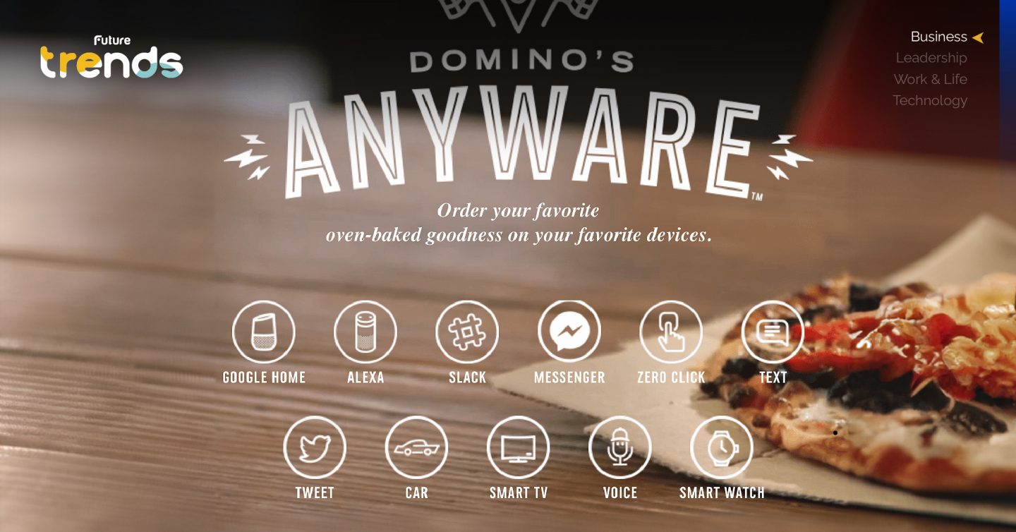 Domino’s AnyWare หนึ่งในการทำ ‘Process Transformation’ ที่ทำให้ลูกค้าสั่ง Domino’s Pizza จากอุปกรณ์ไหนก็ได้